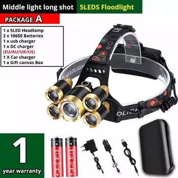 TRLIFE налобный фонарь 5LED