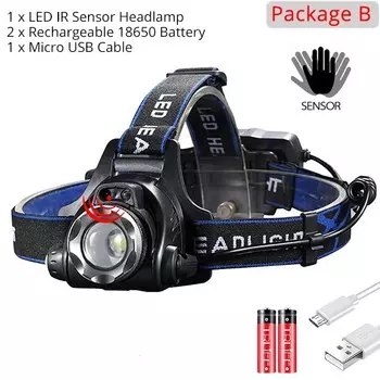 TRLIFE Налобный фонарь 8000лм