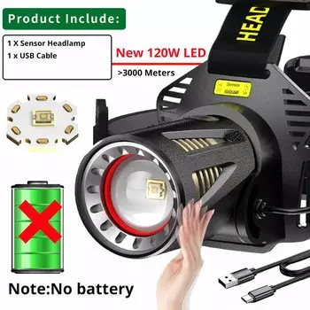 TRLIFE налобный фонарь XHP360 120Вт