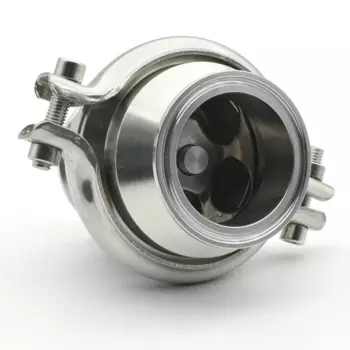 Тройной зажим из нержавеющей стали, наружный диаметр 304-64 мм, подходит для санитарного класса 316/55,5, вертикальный обратный клапан 1,5/2 ", 19-51 мм