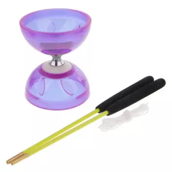 Тройные подшипники Diabolo с палочками, набор веревок, детские забавные резиновые игрушки