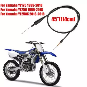 45-дюймовый трос дроссельной заслонки для Yamaha YZ125 YZ250 1999-2018 YZ250X 2016-2018 YZ 250 125 250x газовый топливный дроссельный провод