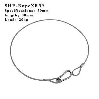 Трос из нержавеющей стали, Нагрузка 40 кг, толщина провода 5 мм, XR41Safety кабели с наклонными концами для закрепления сценического освещения