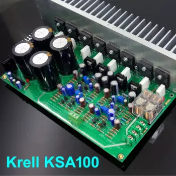 Трубчатый 150W * 2 krella KSA100 2,0 канальный HIFI домашний музыкальный проигрыватель, аудио усилитель, плата C5200 a3а на MJE15032 MJE15033