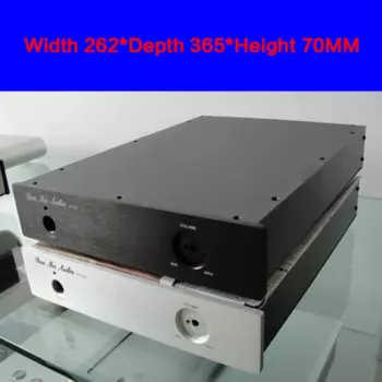 Трубчатый предусилитель мощности KYYSLB 262*365*70 мм AV69, Корпус Корпуса для самостоятельной сборки с ножками, винтами, усилителем, чехол