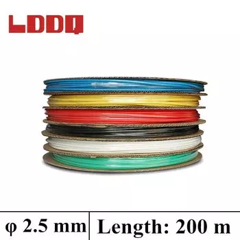 Трубка термоусадочная LDDQ 200 м * 2,5 мм, 600 В, 1000