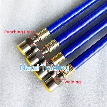 45 см, 60 см, 2500 бар, трубка высокого давления для дизельного масла, Common Rail, испытательный стенд для топлива, запасная часть трубы для подачи масла