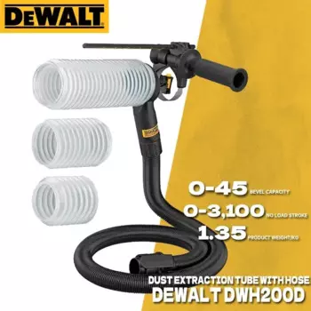 Комплект трубок для удаления пыли DEWALT DWH200D для перфораторов SDS Plus