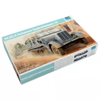 Trumpeter 01583 1/35 немецкий SdKfz 8 Schwerer Zugkraftwagen 12t тяжелая полутрака военная пластиковая сборная модель игрушечный строительный комплект