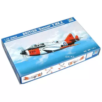 Trumpeter 01630 1/72 Британский Fairey Gannet T MK 2 анти-подводный самолет Военная пластиковая сборка модель игрушечный набор для строительства