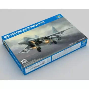 Trumpeter 01674 1/72 Mikoyan MiG-29A Fulcrum Izdeliye 9,12 Истребитель Военная Коллекционная пластиковая сборная модель игрушечного строительного комплекта