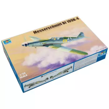 Trumpeter 02299 1/32 Messerschmitt BF109 K-4 боевой военный пластиковый самолет подарок Сборная модель игрушка ручная работа набор для строительства