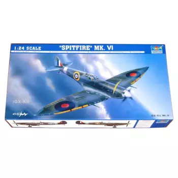 Trumpeter 02413 1/24 британский Spitfire MK VI истребитель самолет военная игрушка ручная сборка пластиковая модель строительный комплект