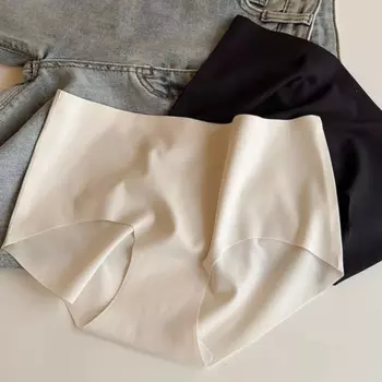 Трусики женские бесшовные из вискозы, пикантное быстросохнущее нижнее белье, трусы без швов, крутые, летние