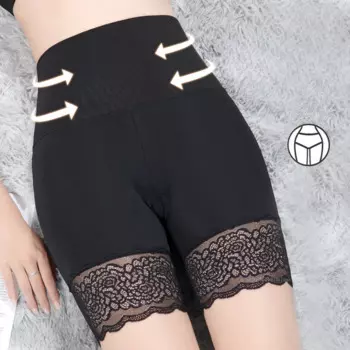 Трусики женские кружевные бесшовные, х/б, на 60-78 кг