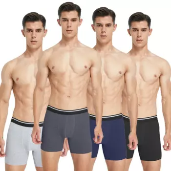 Трусы-боксеры мужские, х/б, 8 шт.