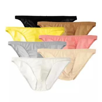 Трусы-брифы мужские эластичные с низкой посадкой, 7 шт.