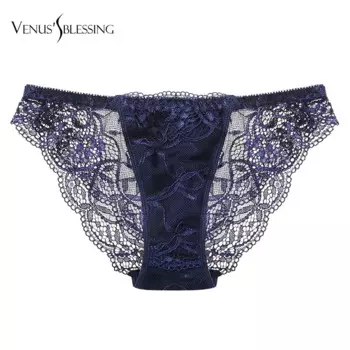 Трусы женские кружевные хлопковые, стринги