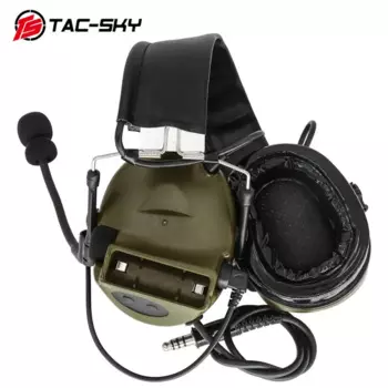 TS TAC-SKY C2 Тактическая гарнитура с шумоподавлением, уличная охотничья стрельба, защита слуха, рация COMTAC II Headse