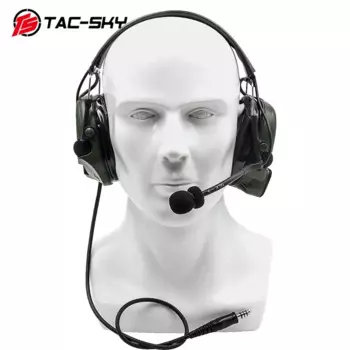 TS TAC-SKY COMTAC I Силиконовые наушники с шумоподавлением, тактическая гарнитура для стрельбы, гарнитура Comtac