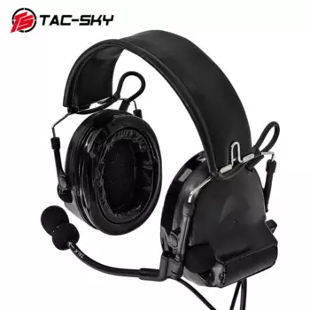 TS TAC-SKY Тактическая гарнитура для страйкбола COMTAC II Силиконовые наушники Тактическая гарнитура для охотничьих видов спорта, CS Real Life Games