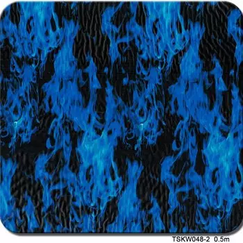 TSAUTOP 0.5mX 2 м/10 м, пленка для переноса воды с синим пламенем, фотографическая пленка для автомобиля