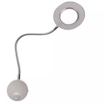 TTaiJiGuan гибкая настенная лампа 5 Вт серебристо-черная