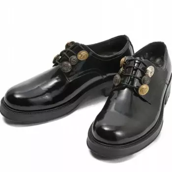 Туфли мужские кожаные с пряжкой, на толстом каблуке, на шнуровке, формальные костюмные, классические туфли из натуральной кожи, британский стиль, размеры 38-45
