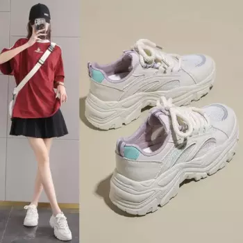 Туфли женские из натуральной кожи, на платформе