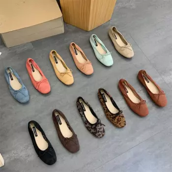 Туфли женские на плоской подошве, весна-осень