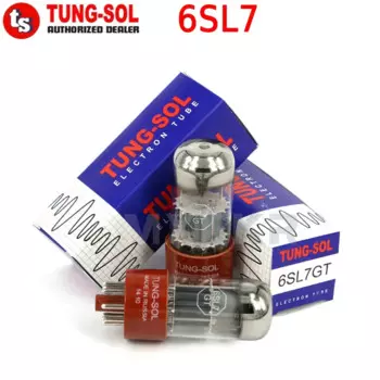 TUNG-SOL 6SL7 электронная трубка замена 6SL7/6N9P/6H9C вакуумная трубка оригинальная Заводская точность подходит для усилителя