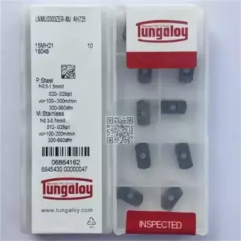 TUNGALOY LNMU0303ZER-MJ AH725 карбидная вставка LNMU фрезерные вставки