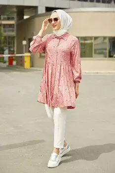 Туника с хрустящим узором TH-Powder