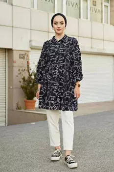 Туника с надписью TH-Black