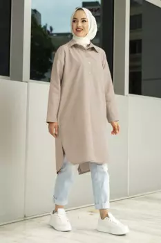 Туника с V-образным вырезом сзади MD-Stone