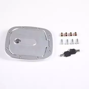 Тюнинг автомобиля для Toyota FJ Cruiser 2007-2021, алюминиевый сплав, серебристый, черный, крышка топливного бака, Сменные аксессуары для модификации