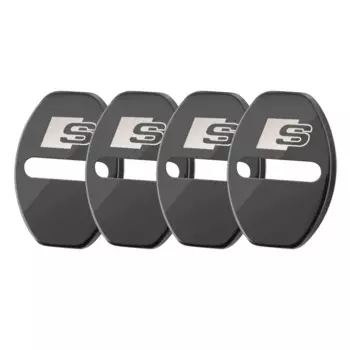 Тюнинг автомобиля, крышка дверного замка, искусственная защита, наклейки, декоративные аксессуары для Audi S A3 A4 B8 8P 8V B6 A5 A6 C7 Q5 B9 B7 C6 A1