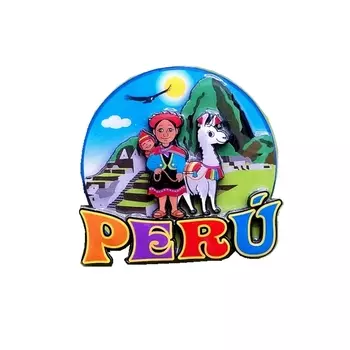 TUOYIRUBLUEX 3D магниты на холодильник Перу женщина и альпака