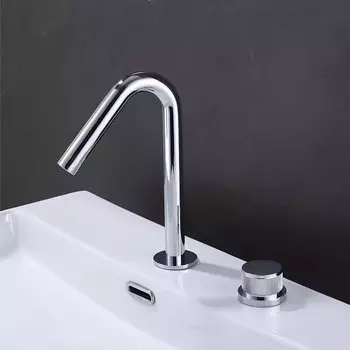 Tuqiu Смеситель для раковины из латуни золотой