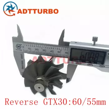 Турбозвук для автомобиля GTX3071R GTX3076R GTX30R GT30, Турбинный вал с обратным вращением, колесо с 10 лезвиями, суперзарядное устройство для продажи ADATEC
