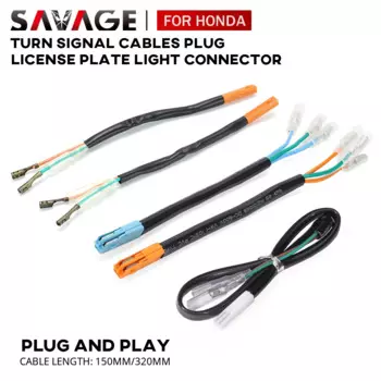 Адаптер указателя поворота, разъем для освещения номерного знака для HONDA CRF 250L CB 500X 500F 650F CBR 500R 650R GROM 125 NC750