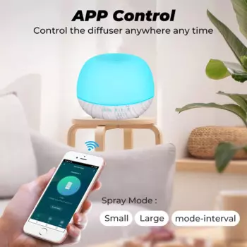 TUYA ароматический диффузор свежий воздух WIFI умный граффити Bluetooth увлажнитель 500 мл настольный автоматический ароматизатор эфирного масла машина