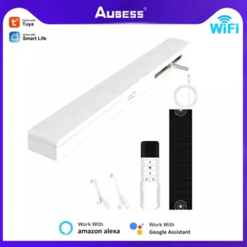 Tuya Bluetooth умные регулируемые жалюзи мотор USB зарядка плантация жалюзи окно Smart Life Alexa Google Home голосовое управление
