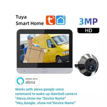 Tuya Home Smart Video Door Camera 3MP