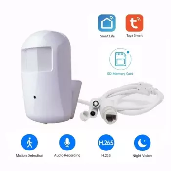 Tuya Mini WiFi IP камера иголка CCTV внутренняя беспроводная безопасность 940 ночное видение широкоугольный скрытый мониторинг двустороннего аудио