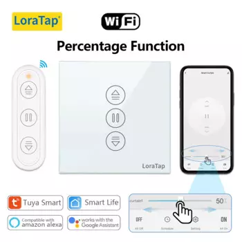 Tuya Smart Life EU WiFi переключатель штор LoraTap