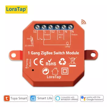 Tuya Smart ZigBee 3.0 реле 16A LoraTap
