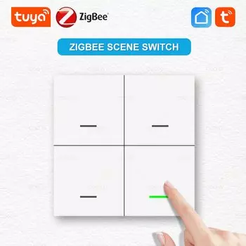 Coolo умный переключатель сцен ZigBee 4 группы