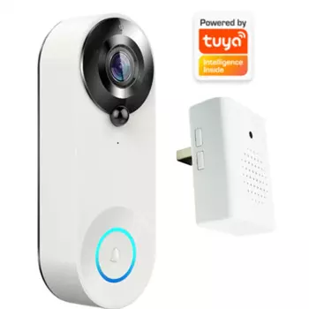 Tuya Smartlife 2MP 1080P WIFI дверной звонок широкоугольный видеодомофон домофон визуальный дверной звонок глазок с перезвоном