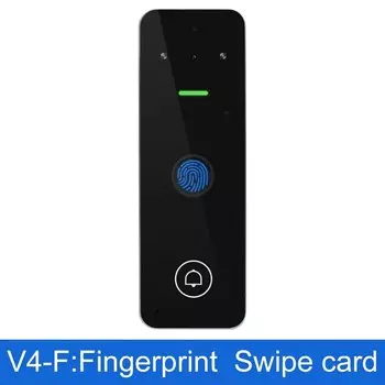 Tuya Wi-Fi видеодомофон, клавиатура контроля доступа, визуальный дверной звонок, умная RFID-система внутренней связи с отпечатками пальцев, наружное металлическое управление